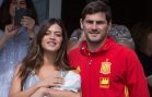 Iker Casillas And Sara Carbonero Present Their Child To Media