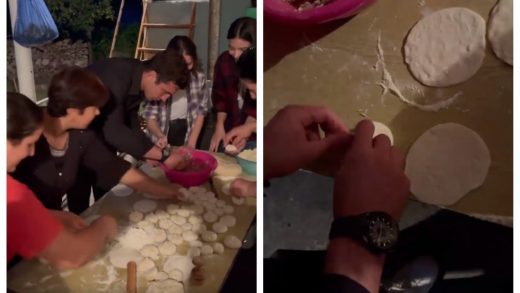 ოლიმპიური ჩემპიონი მზარეულის ამპლუაში: ლაშა ბექაური ხინკალს ამზადებს (ვიდეო) 1