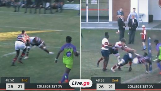School's Rugby | ბრწყინვალე კონტაქტი ლელოს ხაზთან | VIDEO 13